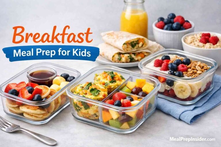 breakfast meal prep for kids