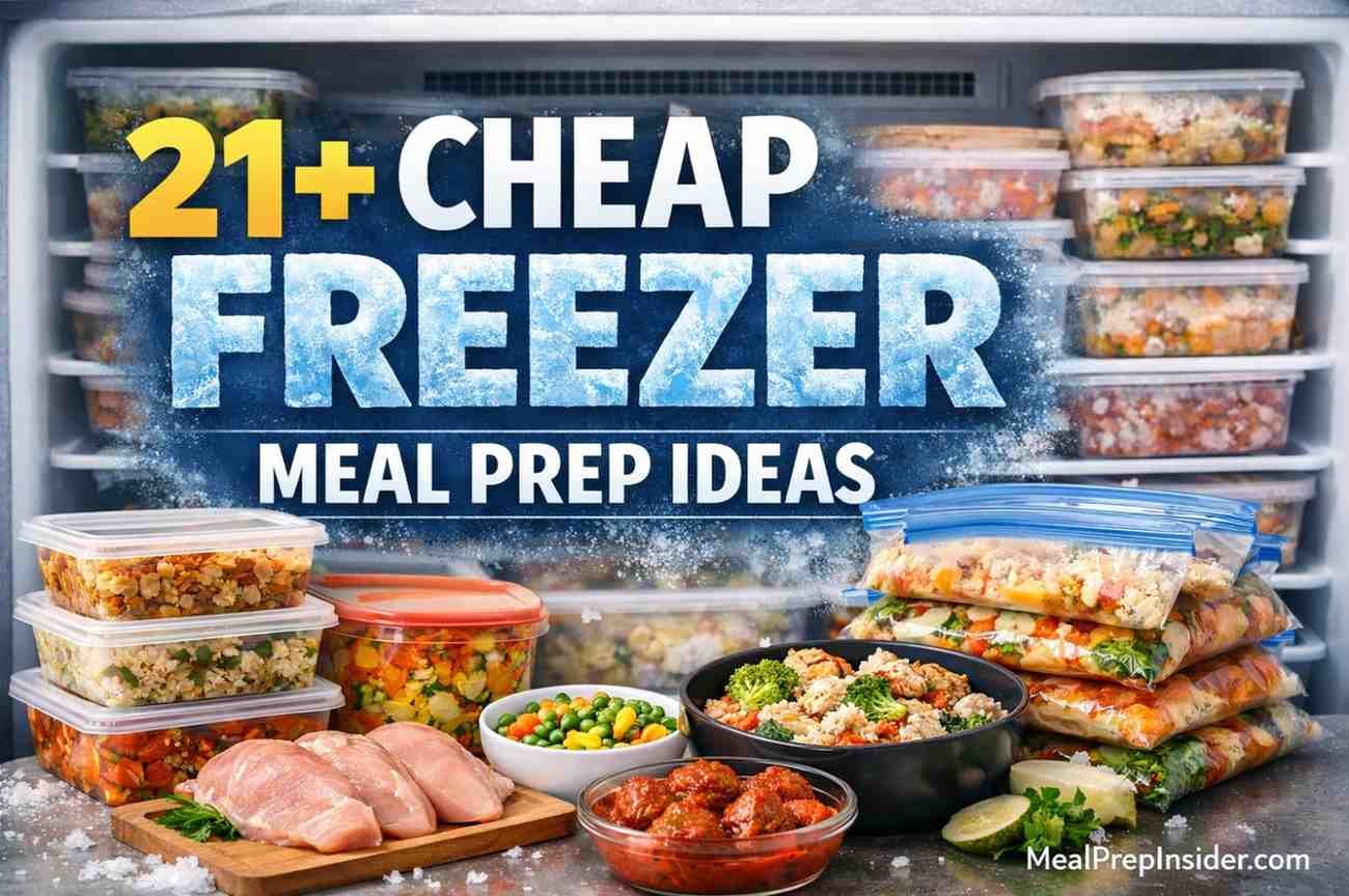 cheap freezer meal prep ideas