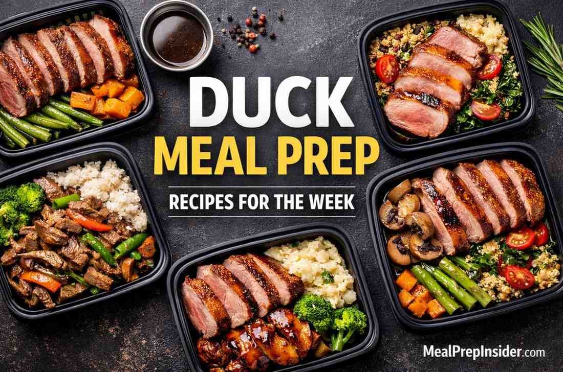 Duck Meal Prep Recipes