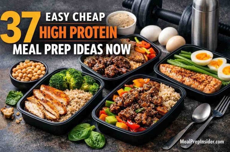 easy cheap high protein meal prep