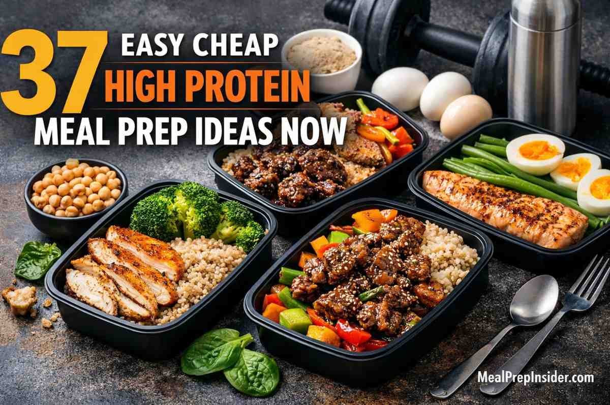 easy cheap high protein meal prep