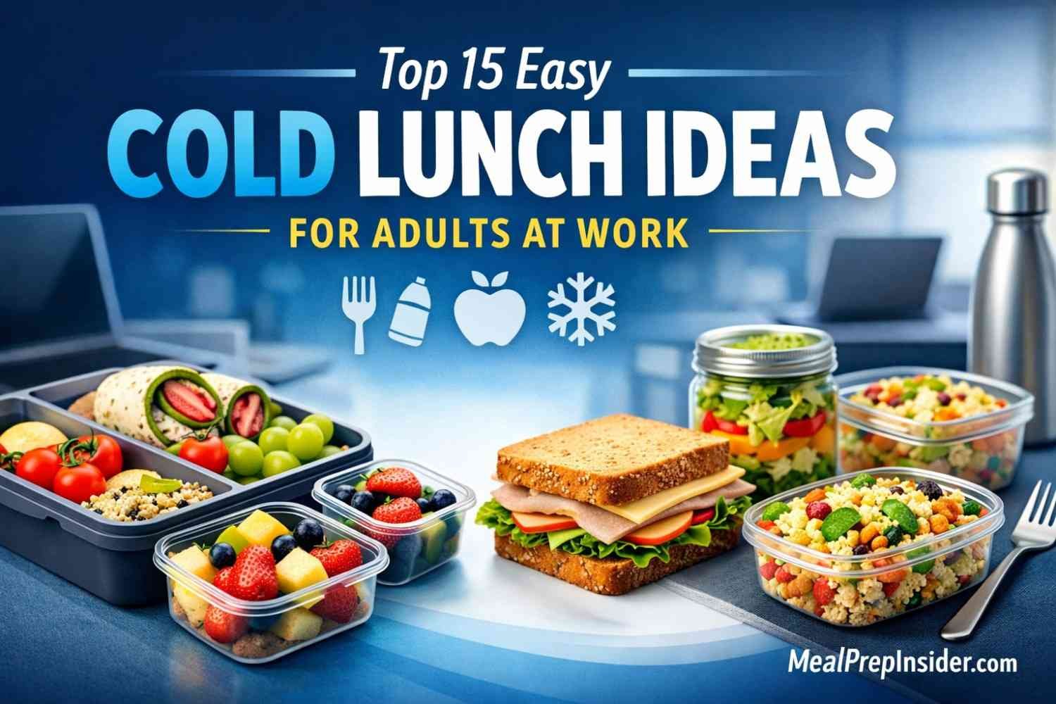 Easy Cold Lunch Ideas for Adults