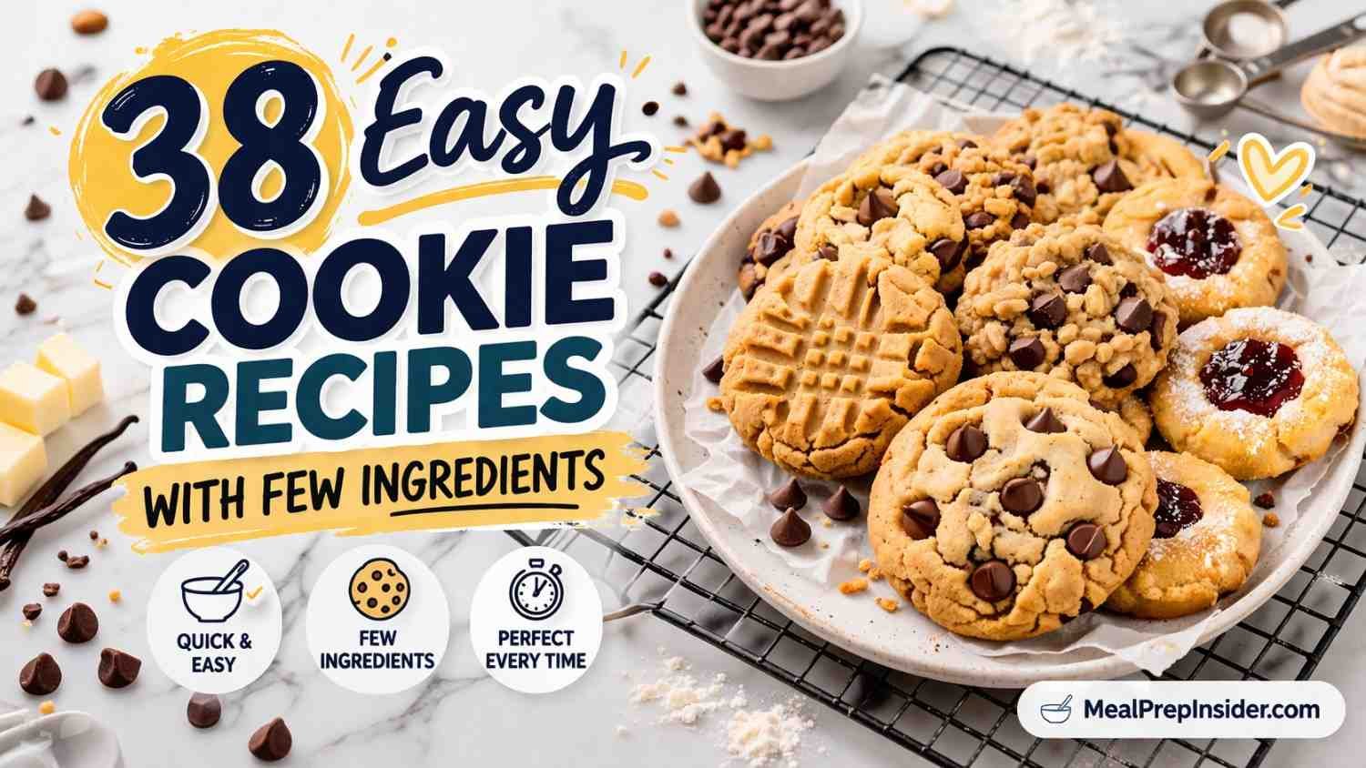 easy cookie recipes with few ingredients