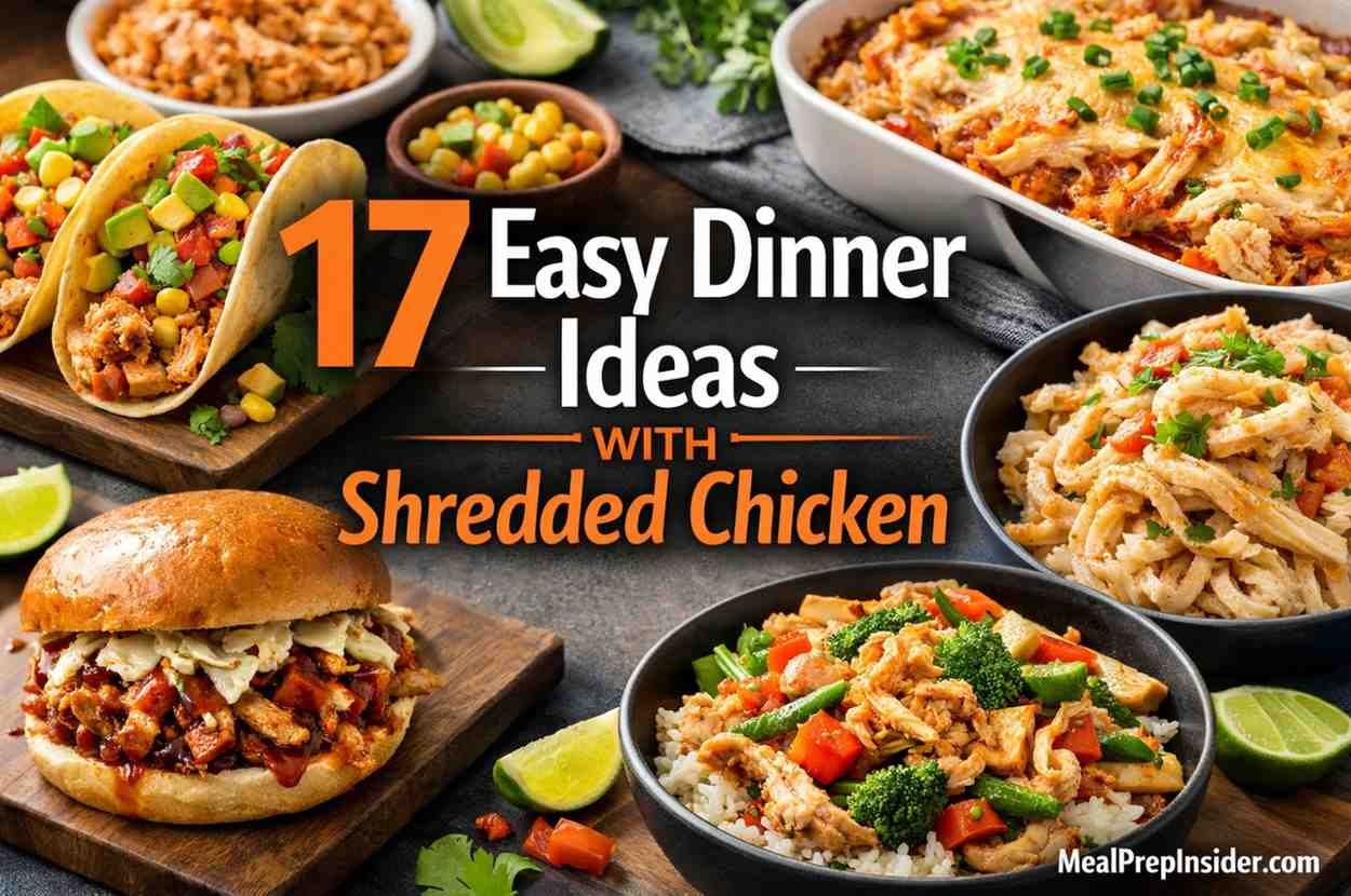 Easy Dinner Ideas with Shredded Chicken
