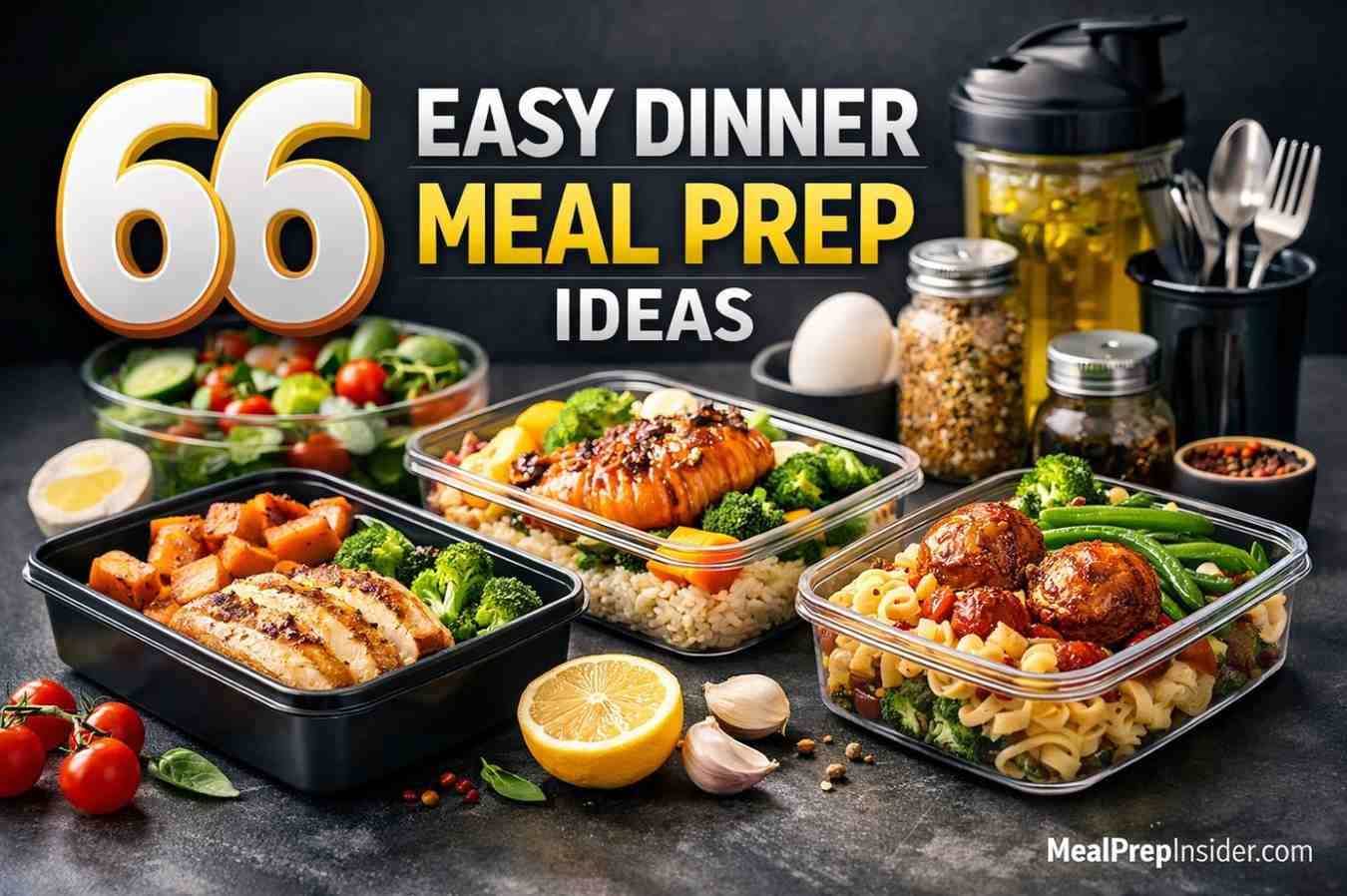 Easy Dinner Meal Prep Ideas