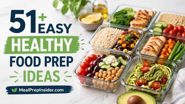 easy healthy food prep ideas