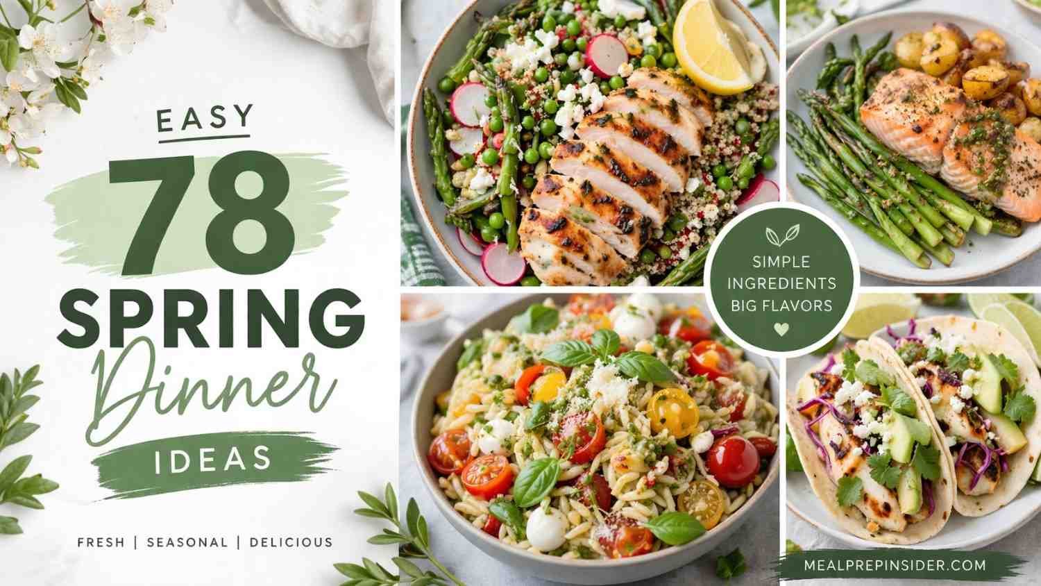 easy spring dinner ideas