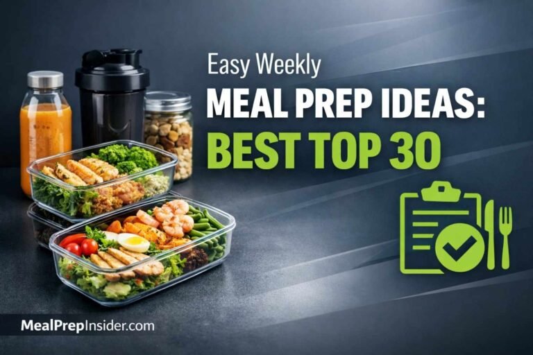 Easy Weekly Meal Prep Ideas