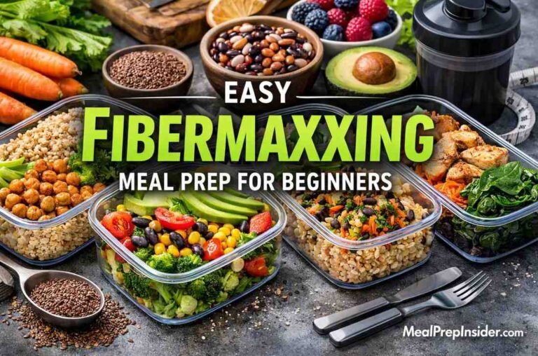 Fibermaxxing meal prep