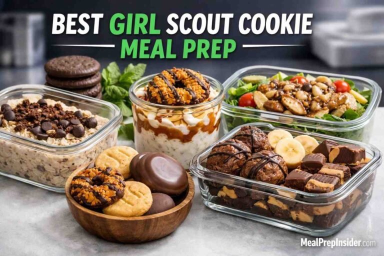 girl scout cookie meal prep