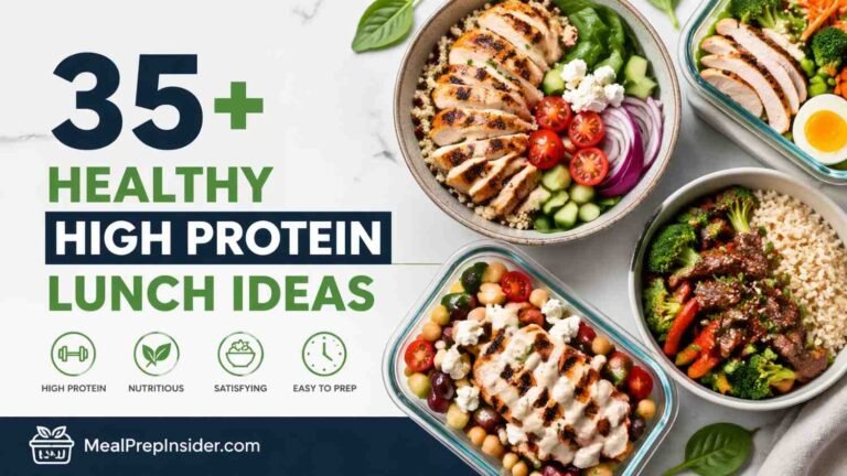 healthy high protein lunch ideas