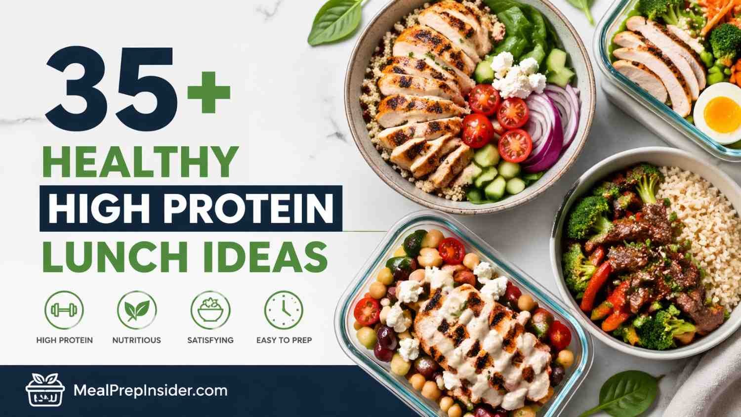 healthy high protein lunch ideas