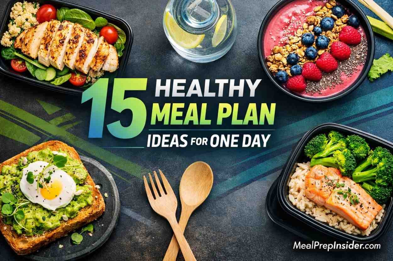 healthy meal plan ideas for one day
