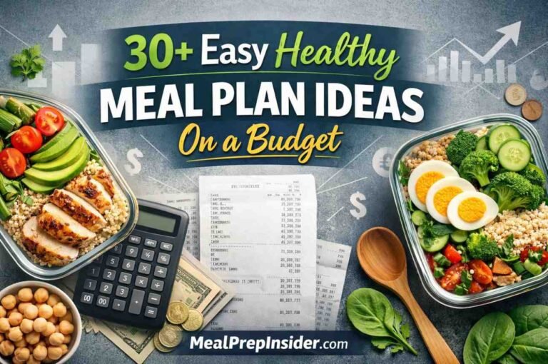 healthy meal plan ideas on a budget