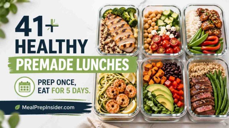 healthy premade lunches