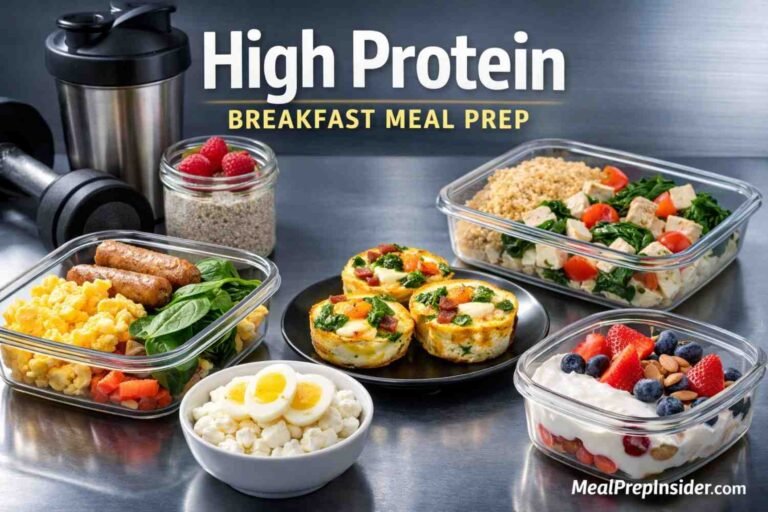High Protein Breakfast Meal Prep