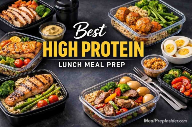 High Protein Lunch Meal Prep