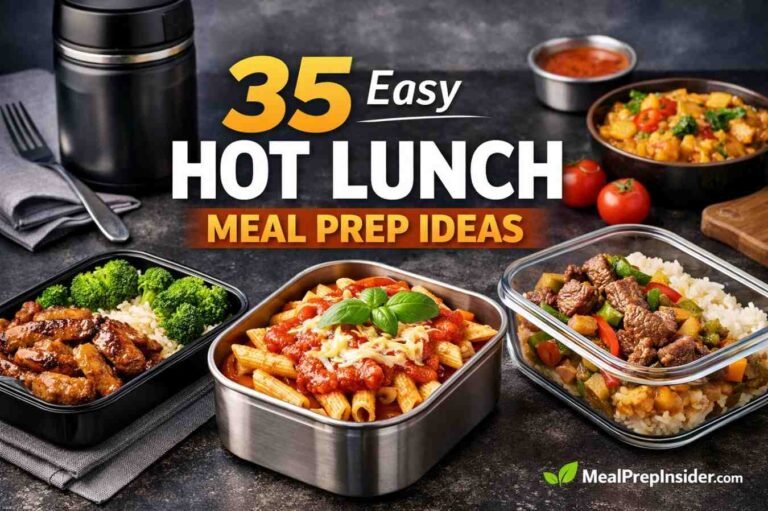 Hot Lunch Meal Prep Ideas