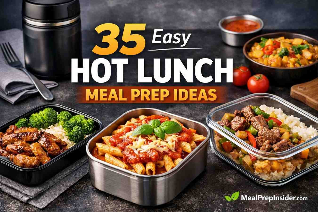 Hot Lunch Meal Prep Ideas