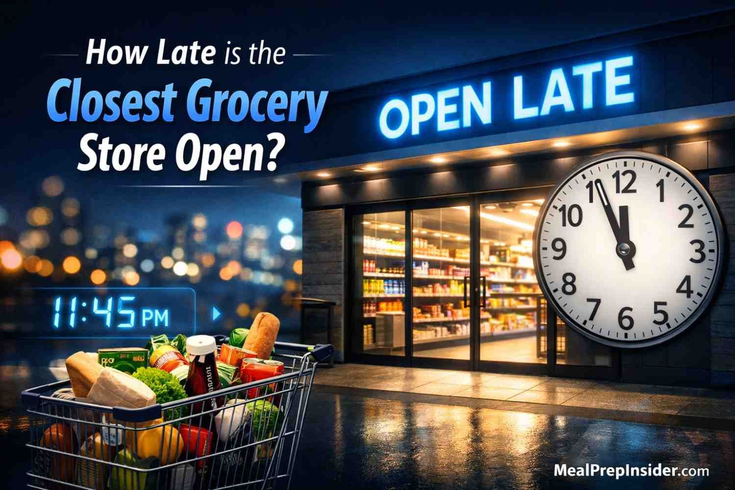 How Late is the Closest Grocery Store Open