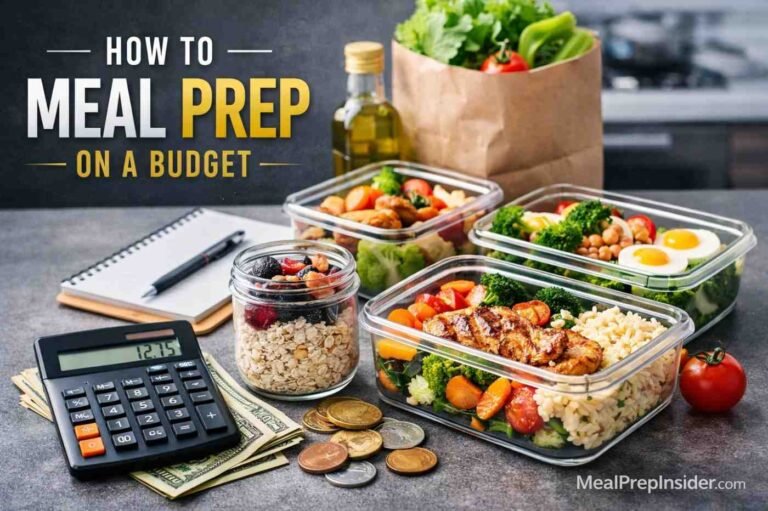 how to meal prep on a budget