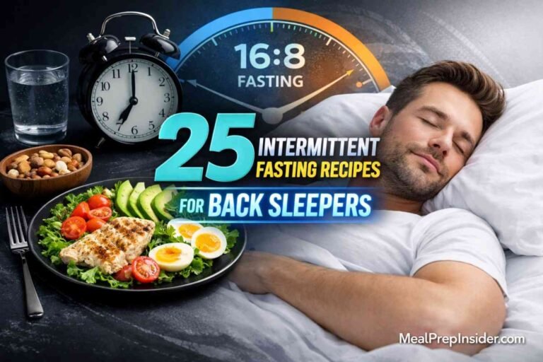 intermittent fasting recipes for back sleepers