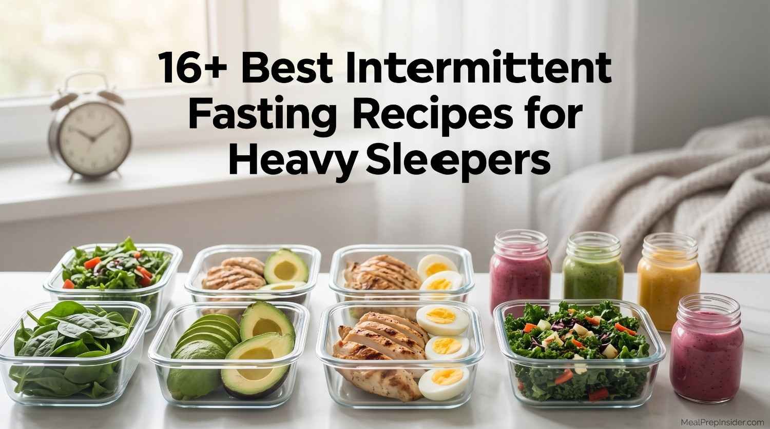 intermittent fasting recipes for heavy sleepers