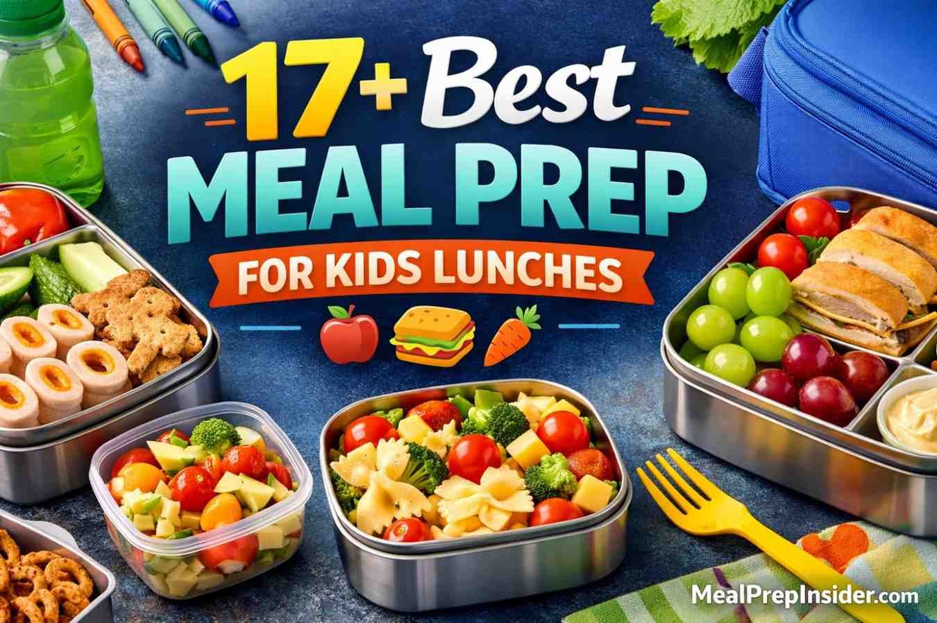 meal prep for kids lunches