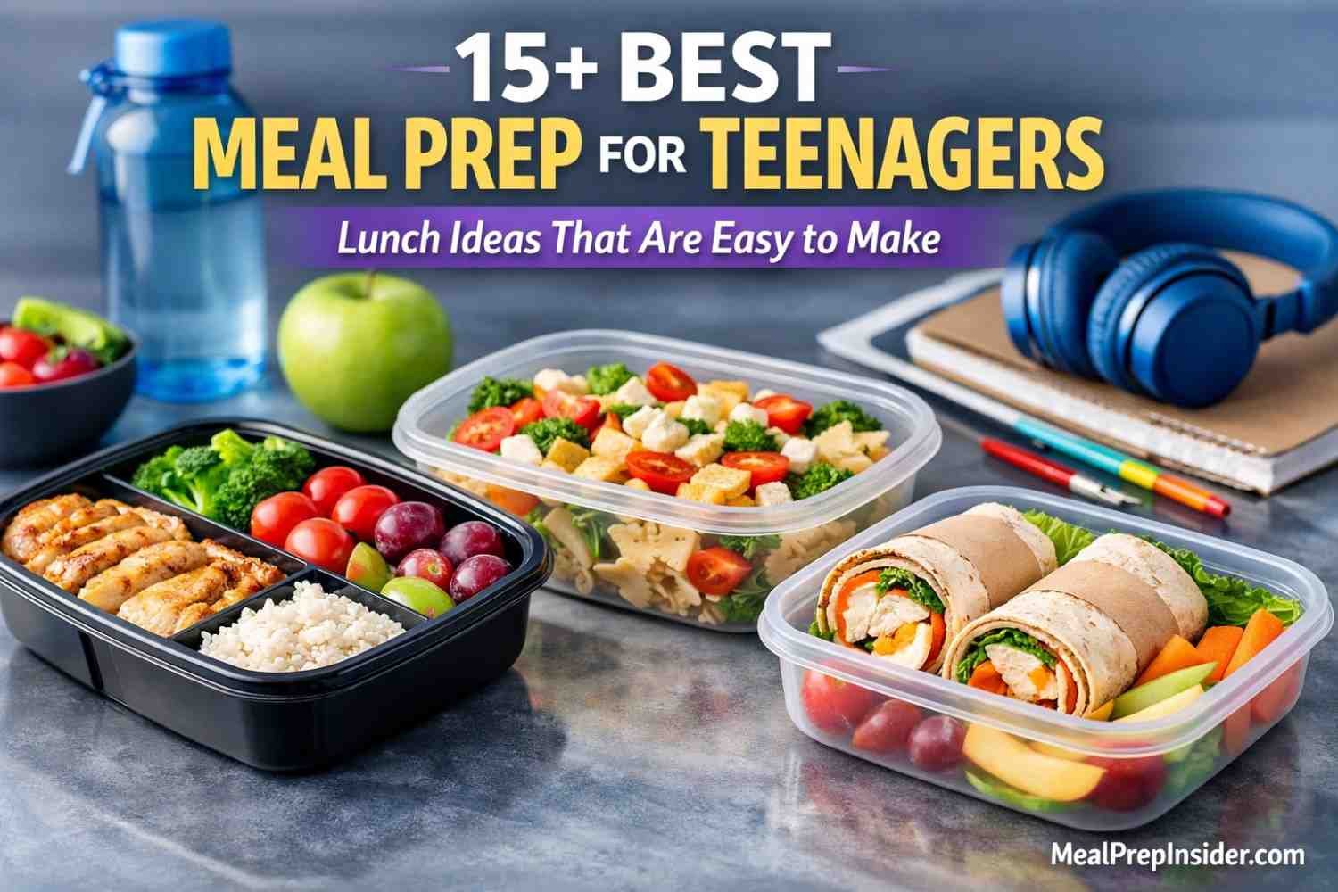 meal prep for teenagers lunch ideas