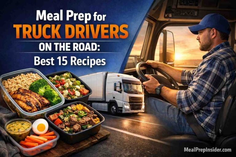 meal prep for truck drivers on the road