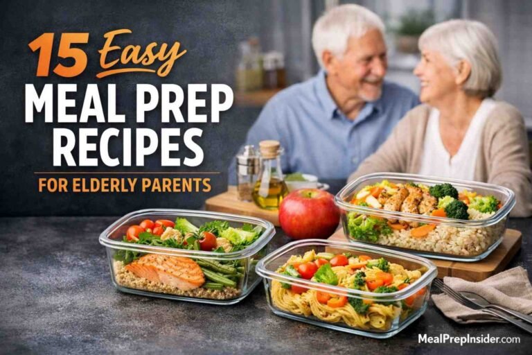 Meal Prep Recipes for Elderly Parents