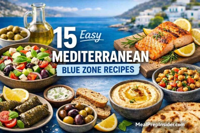 mediterranean blue zone recipes