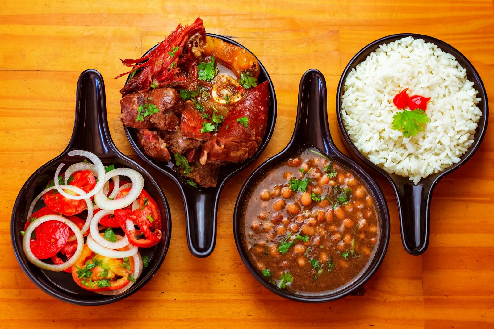 spicy chicken meal prep with rice and beans
