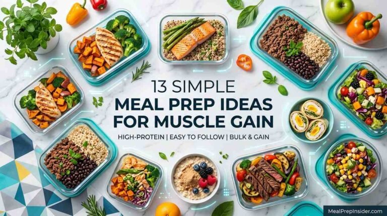 simple meal prep ideas for muscle gain
