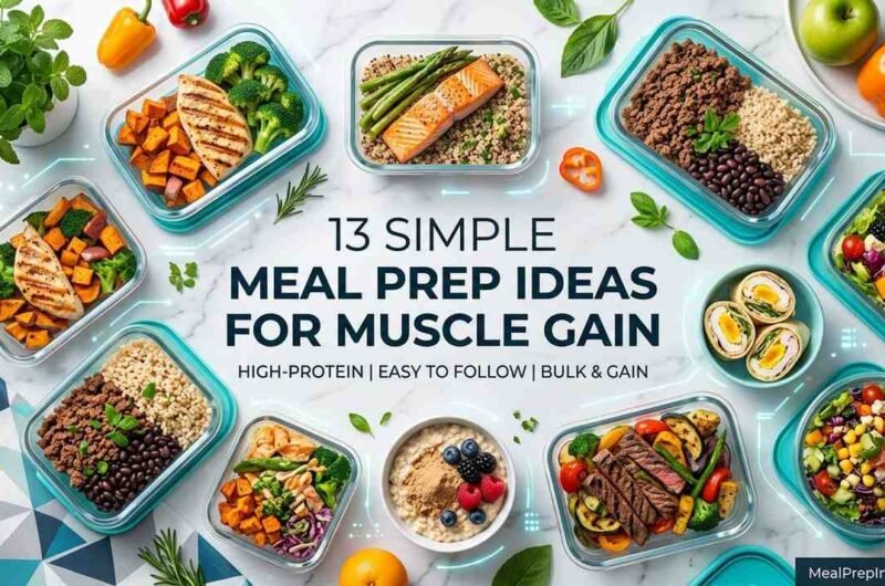 simple meal prep ideas for muscle gain