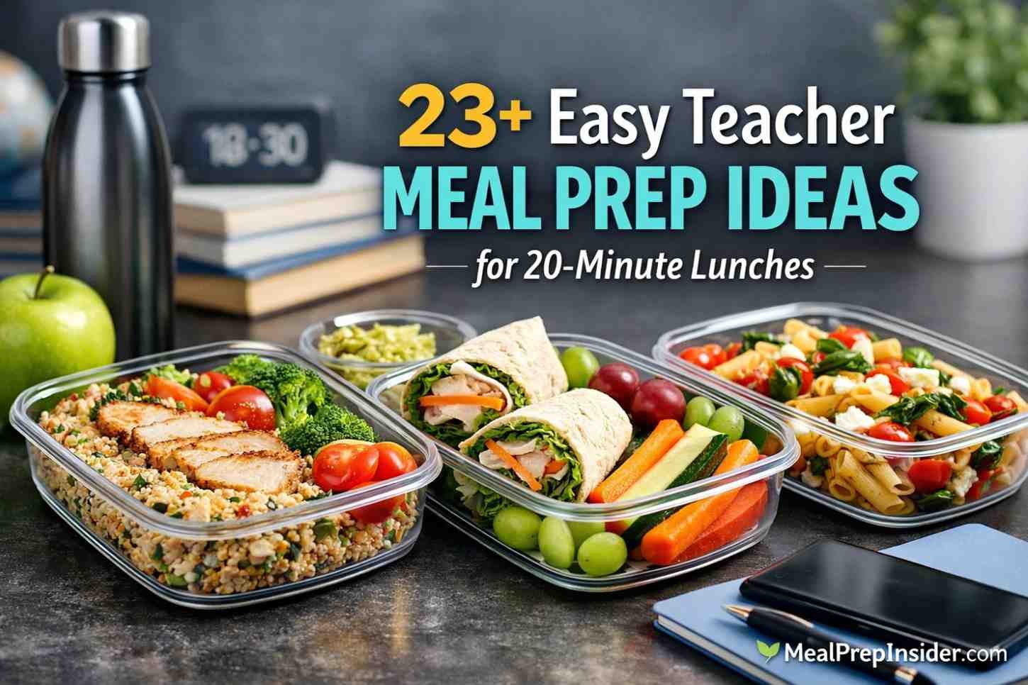 teacher meal prep ideas