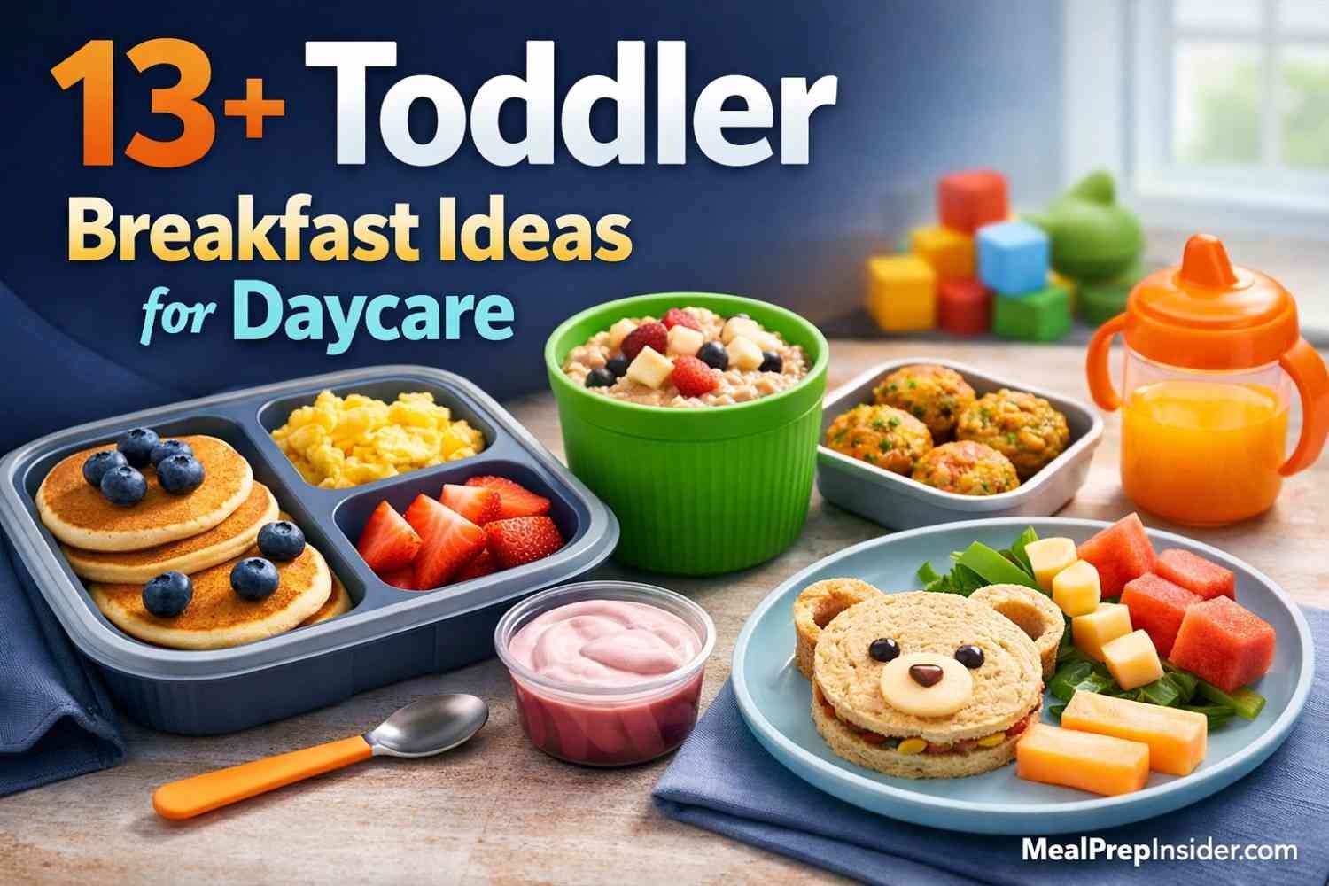 Toddler Breakfast Ideas for Daycare