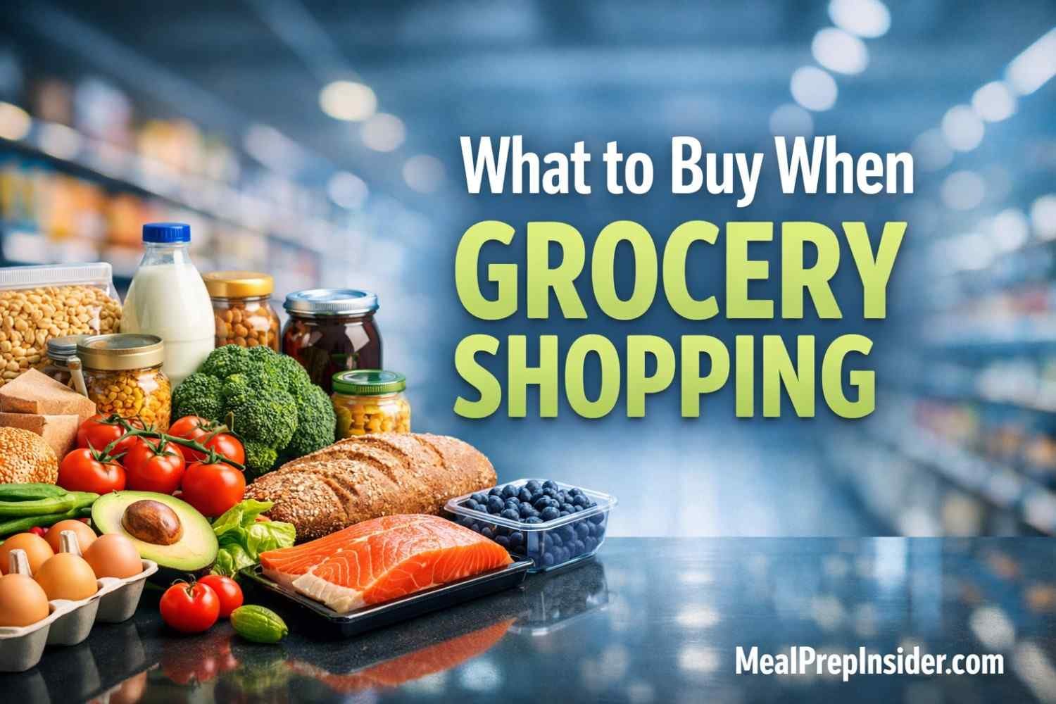 What to Buy When Grocery Shopping