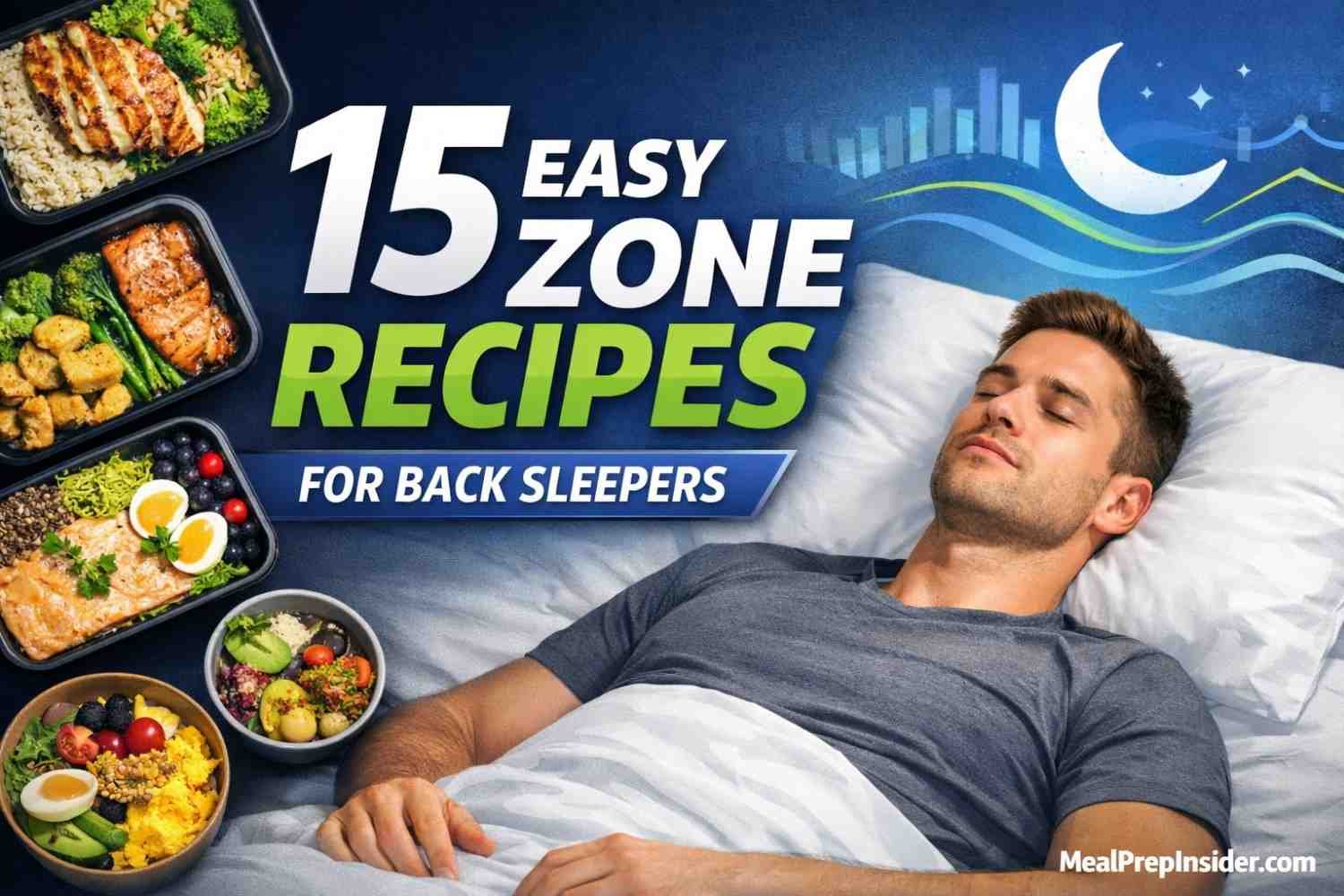 Zone Recipes for Back Sleepers