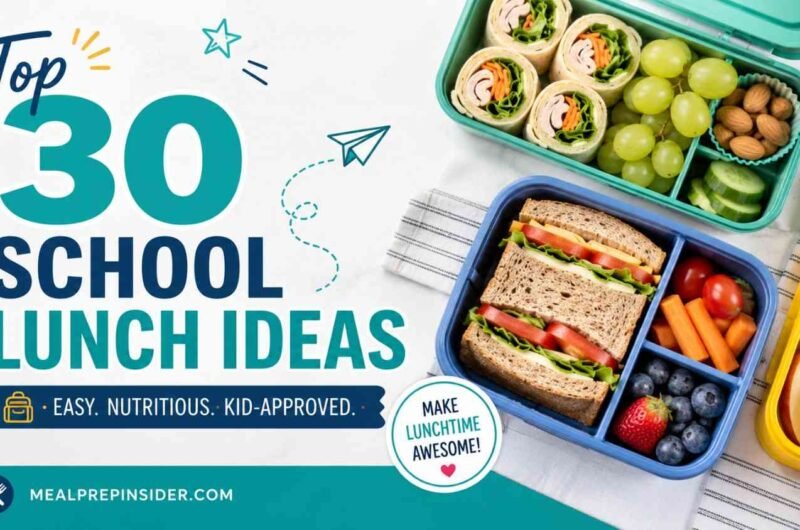30 school lunch ideas