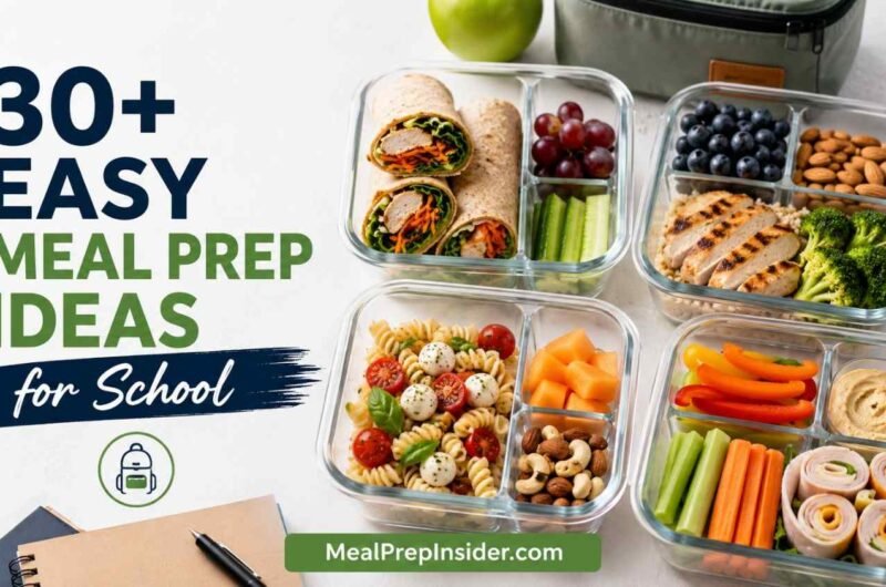 meal prep ideas for school